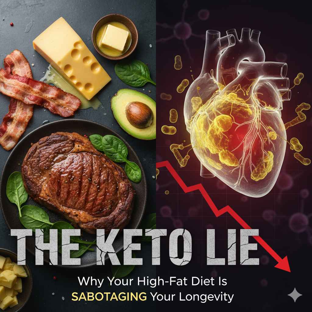 The Keto Lie: Why Your High-Fat Diet is Sabotaging Your Longevity.